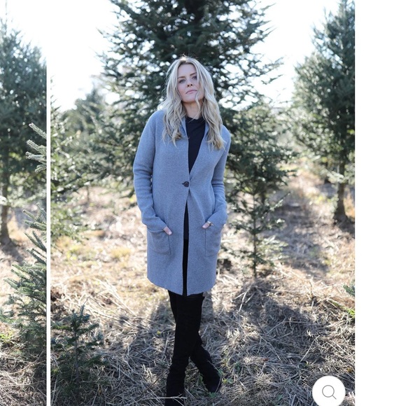 Burgess Harper Luxury Cotton Sweater Jacket Large NWT - Picture 1 of 4